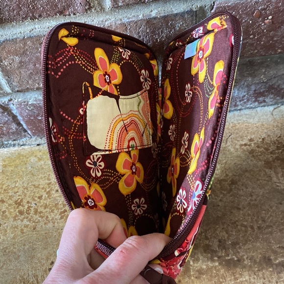 Vera Bradley Buttercup Print Quilted Padded IPad Tablet Zipper Case - Picture 3 of 4